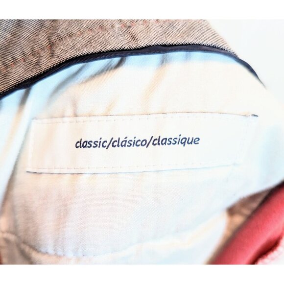 Essentials Men's Classic-Fit Chino Flat Front Short Size 38 - Picture 5 of 6